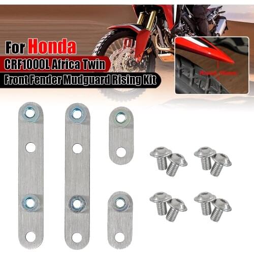 For Honda CRF1000L Africa Twin Adventure DCT Motorcycle Front Fender Riser Mudguard Lift Bracket Rising Kit 2016 2017 2018-2021
