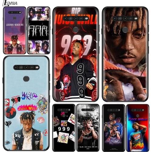 Rap Juice Wrld And Hip Hop for LG G8 G8S G8X V30 V35 V40 V50 V60 ThinQ Q60 K40 K50 K51 K61 K71 K92 K62 Soft Black Phone Case