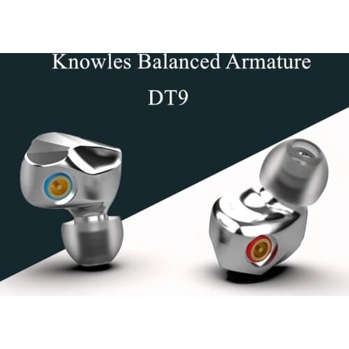 Pizen SENFER DT9 Knowles Balanced Armature + Dynamic Hybrid In Ear Monitor Headphone DJ Headsets with MMCX Cable IE900 IE500