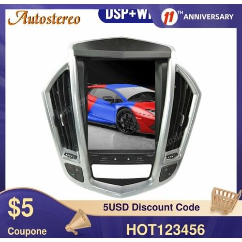 Tesla Style Car GPS Navigation For Cadillac SRX 2009-2012 Android 9 Radio Multimedia Player Auto Stereo Head Unit Auto Audio 4K