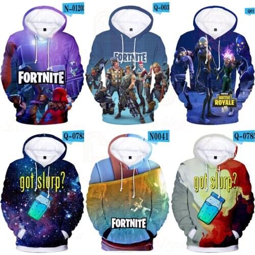 Fortnite Women Sweatshirt Victory 6 To 19 Years Kids Teen Clothes Hero Hoodie Cartoon Battle Royale 3D Hoodie Boys Girls Tops