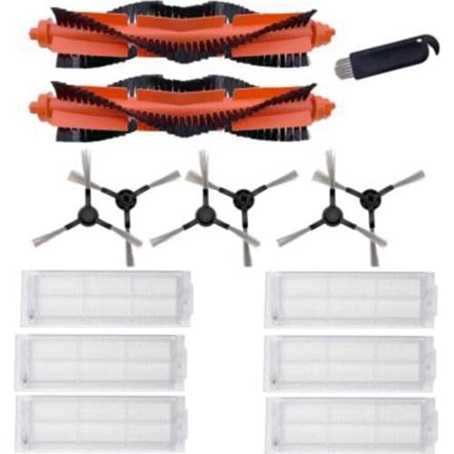 TOP!-Hepa Filter Side Brush For Xiaomi Mijia Styj02ym Stytj02ym Robot Vacuum Cleaner, Sweeping And Scrubbing Accessories