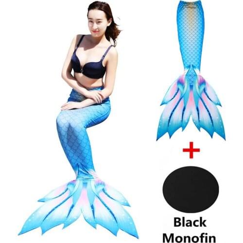 HOT Adult Mermaid Tail with monofin Swimmable Filpper Costume for Women Girls Cosplay Costumes Swimming Costumes Photo Props