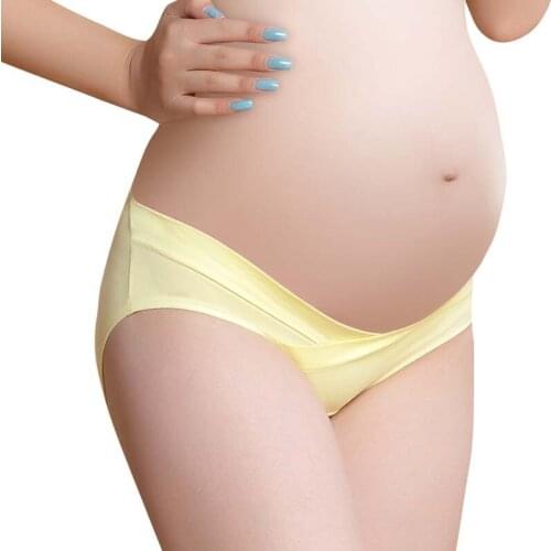 1Pcs Cotton U-Shaped Low Waist Maternity Underwear Pregnant Women Underwear Maternity Panties Pregnancy Briefs Women Clothes