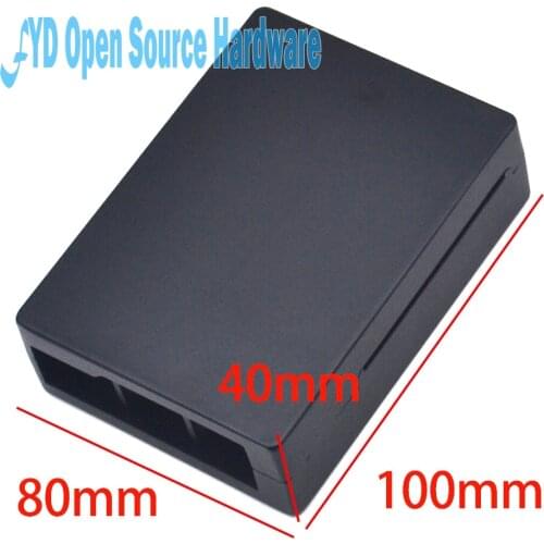 1pcs Raspberry pi3&2 black aluminum case metal shell with heat sink