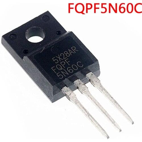 10PCS FQPF5N60C 5N60C TO-220 5N60 TO220 MOS FET tr new original