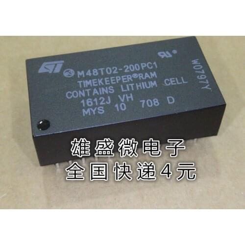 100% Original New In Stock M48T02-200PC1 M48T02-200PCI DIP24 Real time clock chip