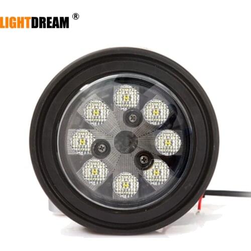 388945R91 Round 5.25" 24W Led Headlight For IH 1420,1440,1460,1470,1480,1400,3488,3588,3688,3788 12V 24V Sealed Beam with Bezels
