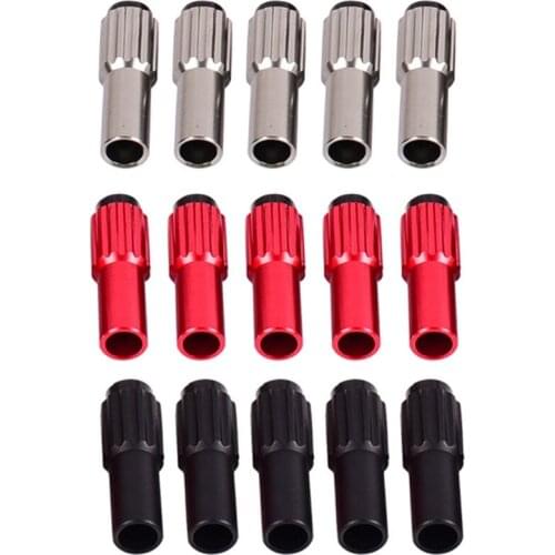 5Pcs/Set Bicycle Adjustable Derailleur Regulator Screws Aluminum Alloy Middle Fine Road Cycling Bike Brake Shift Cable Adjuster