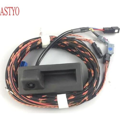 ASTYO Car MQB MIB reversing video camera rear view camera With motion track For VW Tiguan 2017 Touran 2017 SUPERB 2016+ Octavia