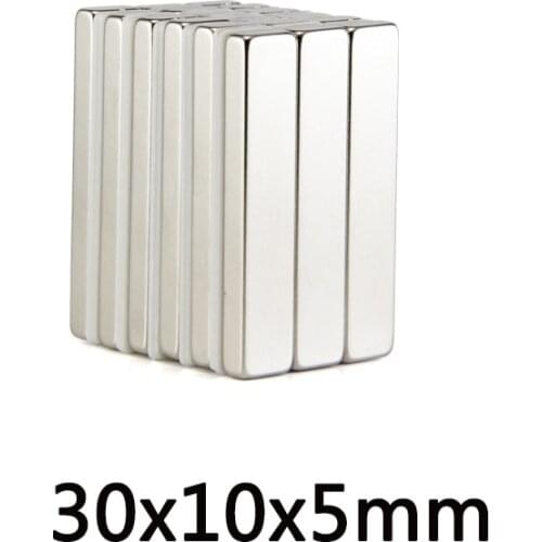 5~200PCS 30x10x5 N35 NdFeB Search Major Quadrate Magnet 30mm*10mm Powerful Magnets 30x10x5mm Strong Neodymium Magnets 30*10*5 mm