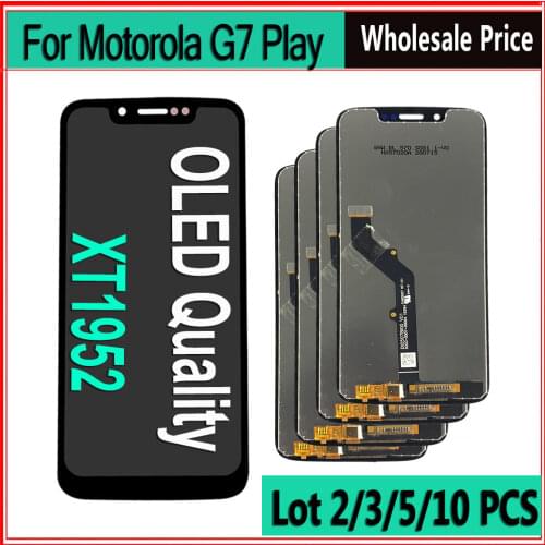 3 piece/lot LCD For Moto G7 Play LCD Display Touch Screen Digitizer assembly For moto G7 Play LCDS