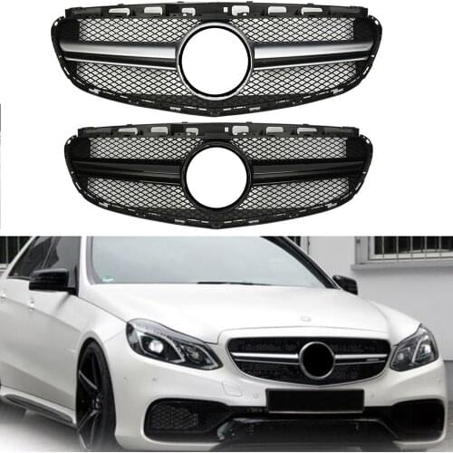Fit for Mercedes Benz W212 E63 E350 E550 E-Class Sport Front Grille 2014-2015 Facelift Grill