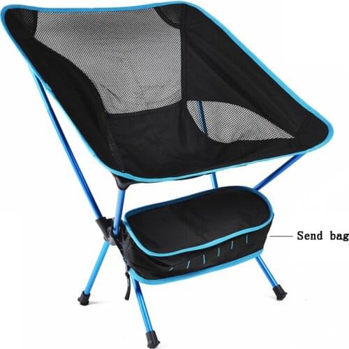 Portable Folding Chair Lightweight Fishing Tools Chair Travel Outdoor Camping Chair Portable Hiking Picnic Lie Down Chairs
