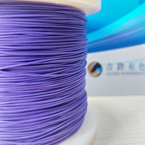 E87 5N OCC Silver-Plated Copper 25AWG PVC Insulation Earphone Cable Jump Cable DIY Bulk Wire