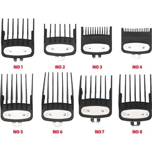 RESUXI 8pcs Hair Clipper Accessories Set Colorful Universal Hair Trimmer Accessories General SizeIron sheets