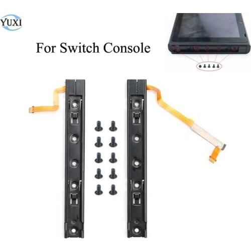 YuXi Left Right LR Sliders Railway with screws kit Replacement for Nintend Switch Console Rail for NS Joy-con Controller