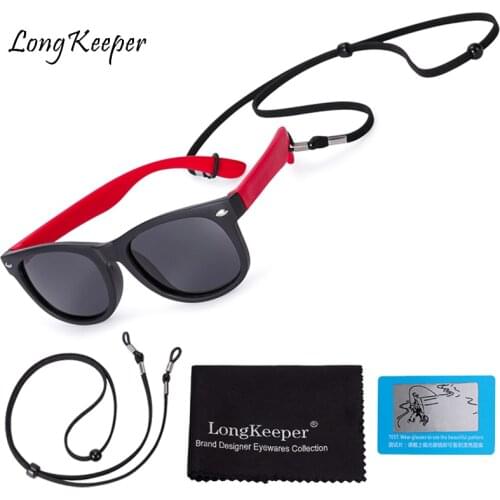 Sunglasses Kids Polarized Children Classic Brand Designer Eyeglasses TR90 Flexible Safety Square Frame Shades For Boy Girl