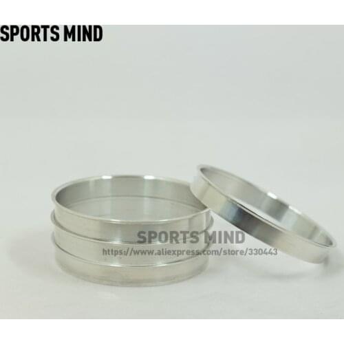 4PCS/lot Car Wheel Hub Centric Rings OD=67.1mm ID=66.1mm Aluminium Alloy Car Wheel Bore Center Collar