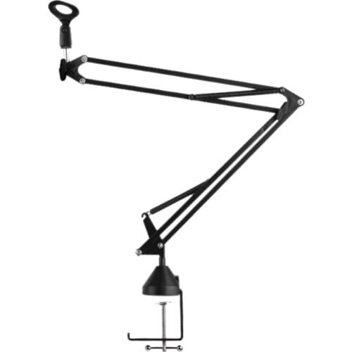 Universal Adjustable Desktop Clamp Microphone Suspension Boom Scissor Arm Mount Stand Holder