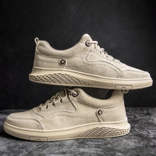 Genuine Leather Pig Skin Mens Shoes Casual Slip Resistent Luxury Man Leisure Leather Shoes For Male Canvas shoe Zapatos Hombre