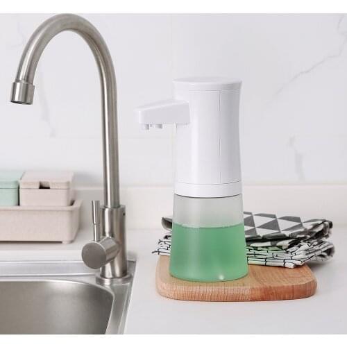 Waterproof Automatic Induction Soap Foam Dispenser Shampoo Bottle Dispensador Touch-Free 350ml