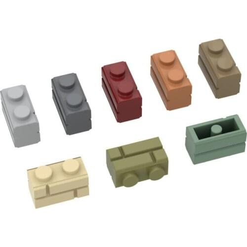 10PCS Building Blocks 98283 Special 1x2 Masonry Bricks Assembles Particles DIY Education Parts Toy For Children Gift