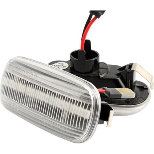 2Pcs Dynamic Side Marker Turn Signal Lights Turn Light Amber Led Blinker LED Light For Audi A3 S3 8P A8 D2 TT 8N Car Accessories