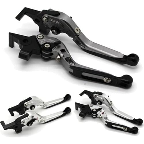 MOTORIST with logo Motorcycle Frame Ornamental Foldable Brake Handle Extendable Clutch Lever For YAMAHA FZ1 FAZER 2001-2005