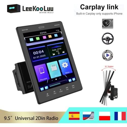 LeeKooLuu 2 Din Car radio Stereo Multimedia Video Player Bluetooth Built-in Carplay Audioradio For Volkswagen Nissan Hyundai Kia