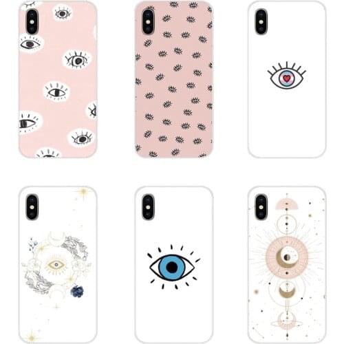 For Samsung Galaxy J1 J2 J3 J4 J5 J6 J7 J8 Plus 2018 Prime 2015 2016 2017 evil eye Accessories Phone Cases Covers
