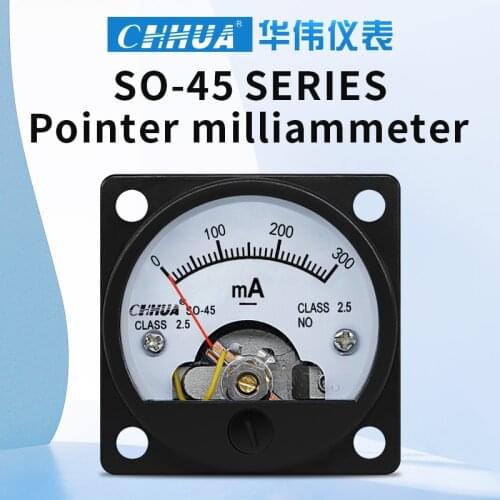 SO-45 DC MA Anolog Ammter 1mA-500mA 1A2A3A5A10A15A20A 30A/75mV etc , Current Meter. Special specifications please private chat