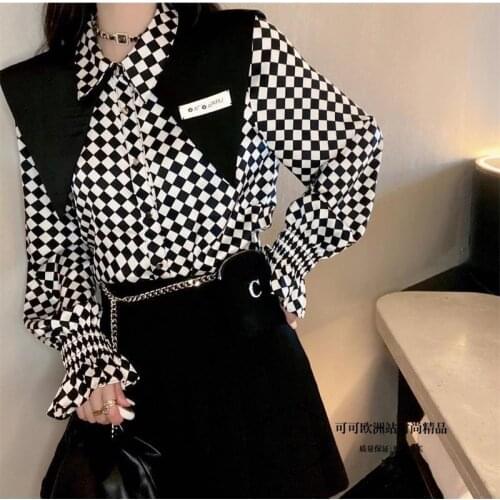 Женские рубашки в клетку JBOLID China At AliExpress