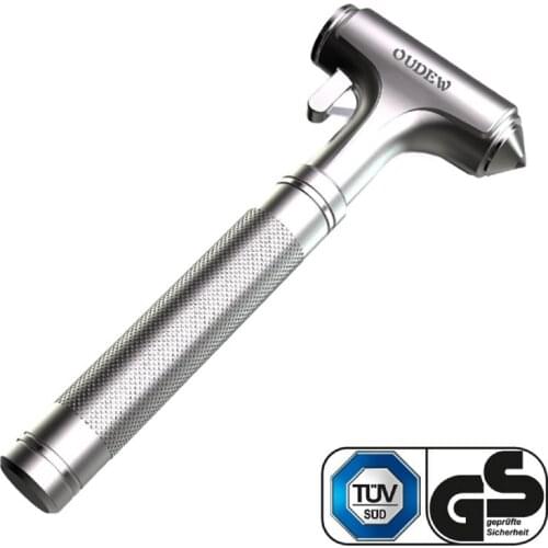Multifunctional all-metal car safety hammer stainless steel car emergency rescue hammer broken window artifact escape hammer