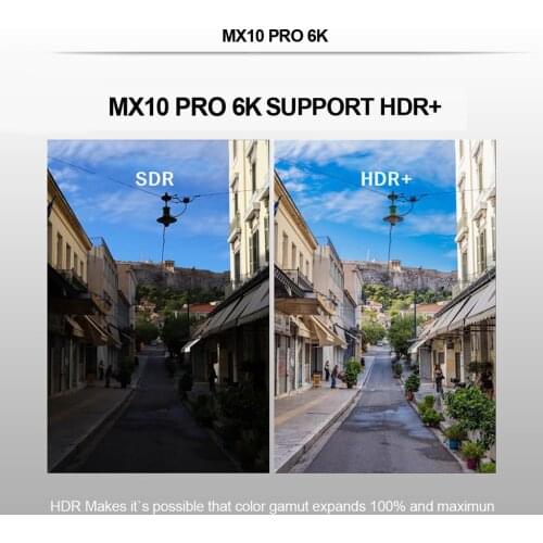 Mx 10 Pro H6 4+64GB Smart Octa Core Android 9.0 Dual-band WIFI 6K US