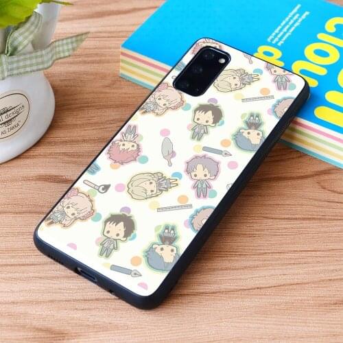 For Samsung Galaxy Monthly Girls Nozaki Kun Chibi Soft TPU border Samsung Galaxy Case