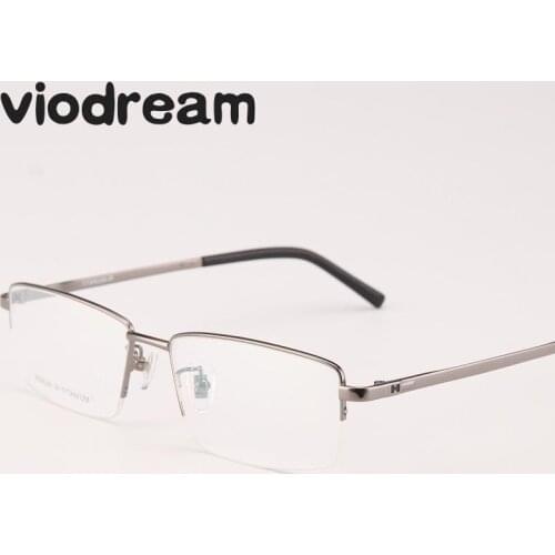 Viodream Business Spectacle Ultra Light Pure Titanium Optical Glasses Frame big Face Prescription Eyewear Eyeglasses Frames