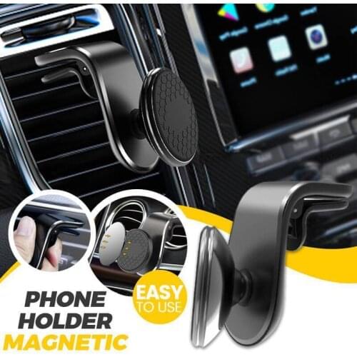 360°Adjustable Magnetic Universal Car Phone Holder Air Vent Mount Stand in Car GPS Mobile Cell Phone Holder Blacket Dropship