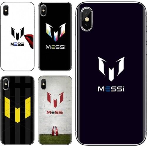 For Samsung Galaxy S7 S8 S9 S10E S20 FE Note 10 20 Edge Lite Plus Ultra leo-Messi-C-logo Silicone Case