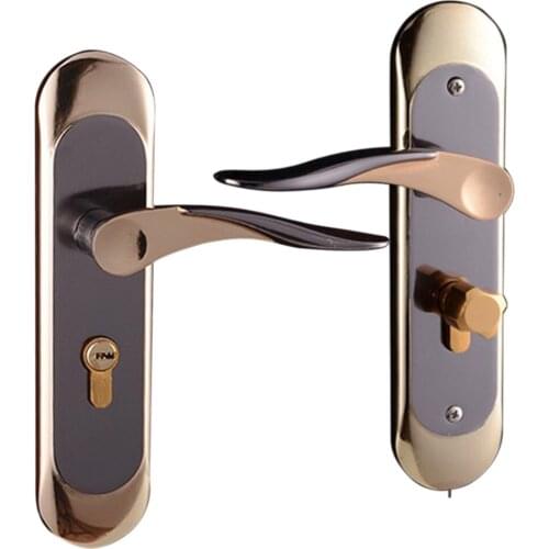 Modern Entracne Passage Door Handle Privacy Lock Lockset - Key Locking