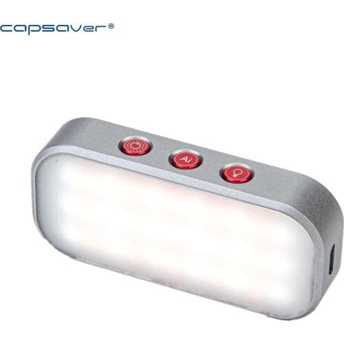 Capsaver LED Video Light Photography RGB Fill Light AI Smart Full Color Portable Camera Soft Light for Photo Shooting Youtube
