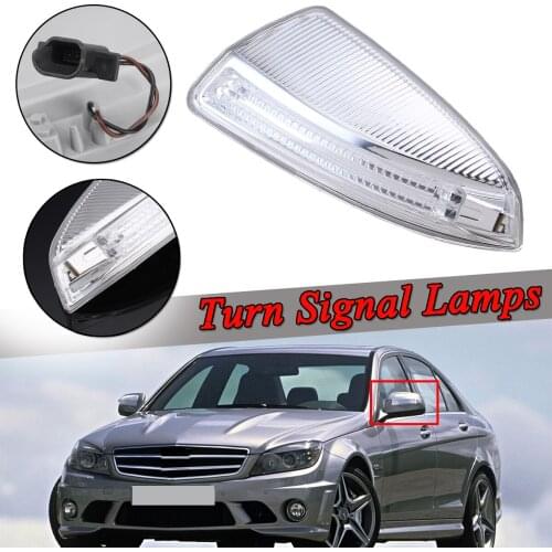 LED Side Mirror Turn Signal Light Lamps For Mercedes For Benz ML Class W164 ML300 ML500 ML550 C-Class W204 Rear View Mirror Lamp