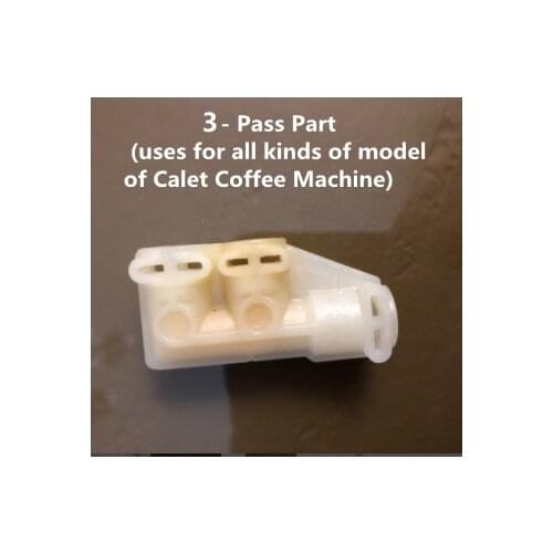 Spare Parts for Calet Coffee Mahines 3-pass Stem Valve Part Acessories CLT part Conector of Brewing Unit Brew Unit Parts