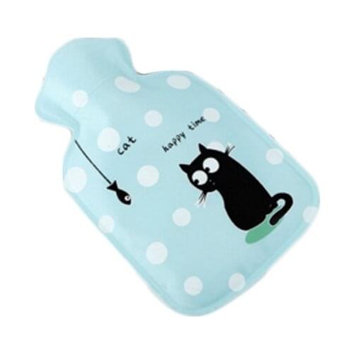 1Pcs Mini Hot Water Bottles Small Portable Hand Warmer Water Storage Bag Tools Cartoon Hand Po Warm Water Bottle Cute HG0402