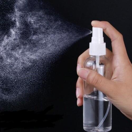 100ml Refillable Bottles Travel Transparent Plastic Perfume Bottle Atomizer Empty Small Spray Bottle LX1911