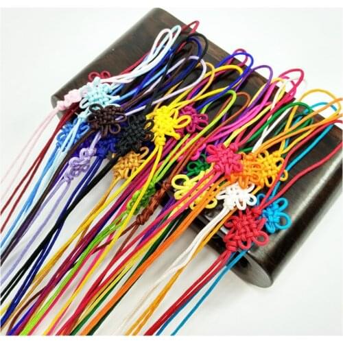 100PCS Mini Chinese Knots Tassels Fringe Garments Jewelry Accessories Findings Materials DIY Bookmark Bag Craft Decor Pendants