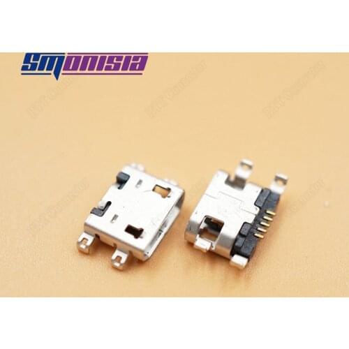 Smonisia 20pcs Micro 5Pin USB jack Charge Socket Connector For Mobile Phone Charging Jack