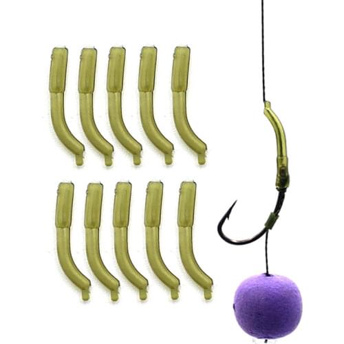 30pcs Carp Fishing Accessories Anti Tangle Sleeves Carp Hook Aligners D Rig Kicker For Carp Rig Line Aligners Fishing Tackle