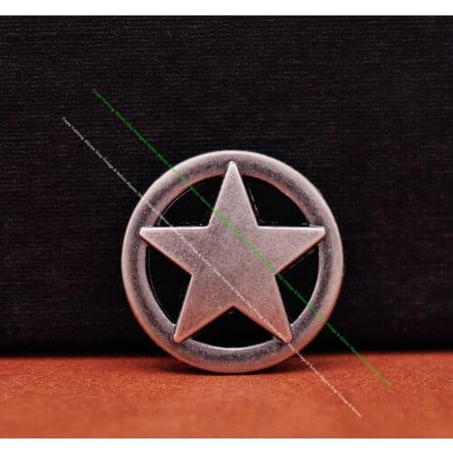 30X Retro Western Cowboy Ranger Rodeo Texas Star Leathercraft Rivet Stud Bag Dog Collor Concho Screwback
