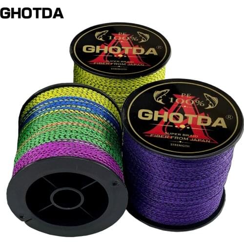 Ghotda 4 strands Super Strong PE Fishing Line 300m Diameter0.11-0.5mm Multifilament Braided Line Carp Fishing Accessories